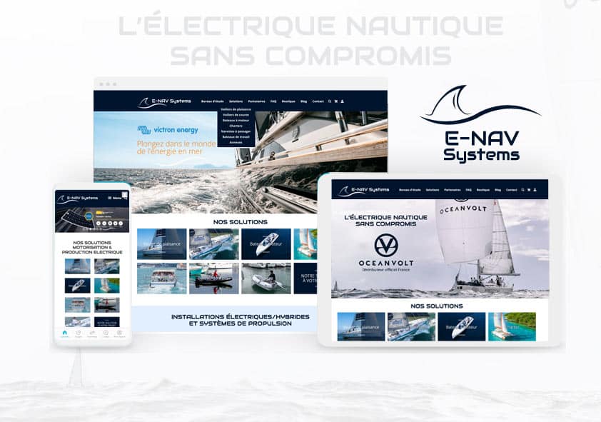 site internet de présentation E-NAVSYSTEMS