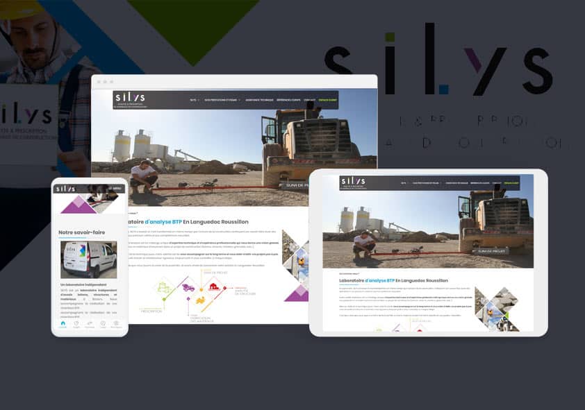 site internet de présentation SYLIS